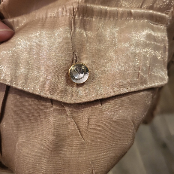 Fawn shimmer buttondown - Picture 2 of 7